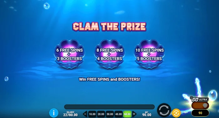 Manta Mayhem - Sélection de la coquille dans Clam The Prize